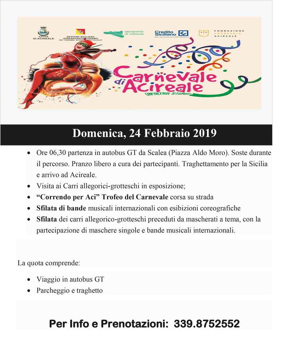 viaggio carnevale acireale